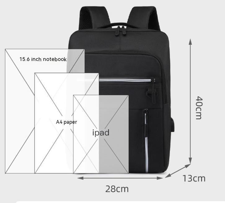 USB Charging Backpack Men's Business Leisure