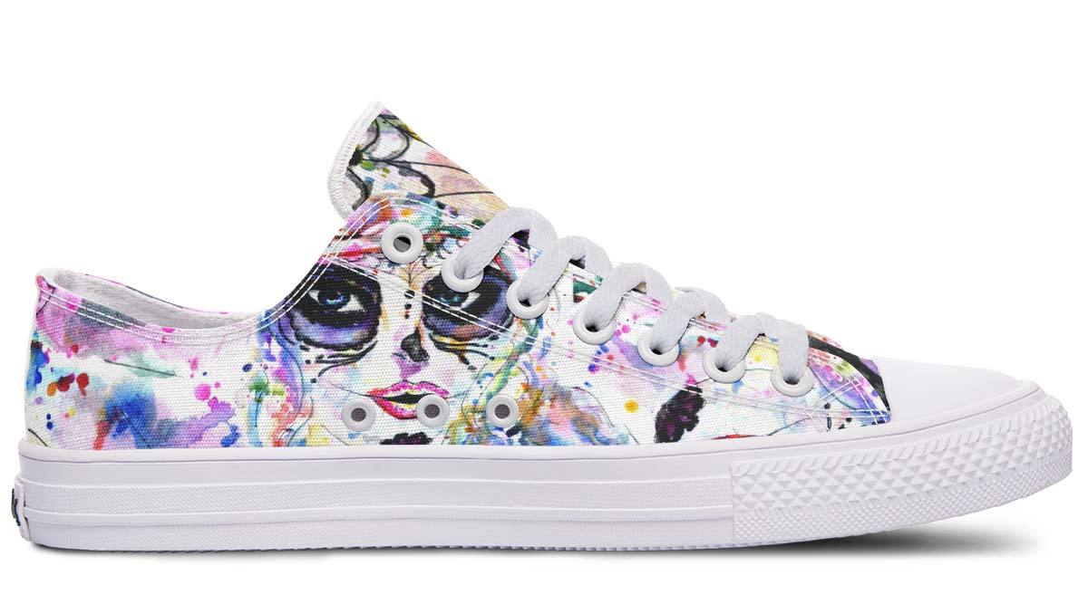 Fashion Print Couple Low-Top Canvas Shoes