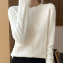 Front Line Ready-made Garments Round Neck Woolen Sweater Autumn And Winter Fashion Twisted Flower