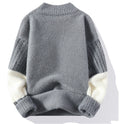 Artificial Mink Fur Sweater Fleece-lined Thickened Bottoming Shirt