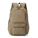 Casual Canvas Backpack Men's Large Capacity Bag