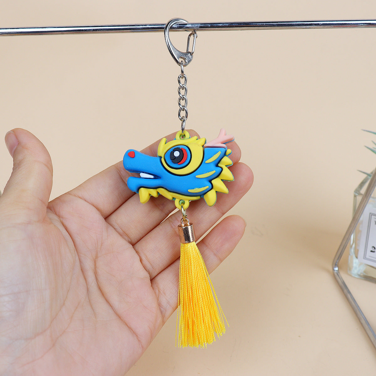 Creative Year Of The Dragon Backpack Keychain Charm