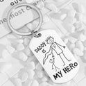 Creative Cartoon Stainless Steel Keychain