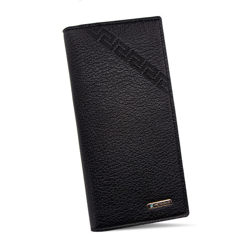 Fashion Embossed Magnetic Buckle Multi Card Slot Men's Wallet