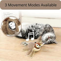 Interactive Chirping Bird Cat Toy, 2025 New Flying Interactive Flapping Chirping Bird Cat Toy, Flapping Bird Cat Toy For Indoor Bored Cats, Flapping Bird Cat Toy