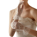 Women's Exquisite Lace Pearl Gloves