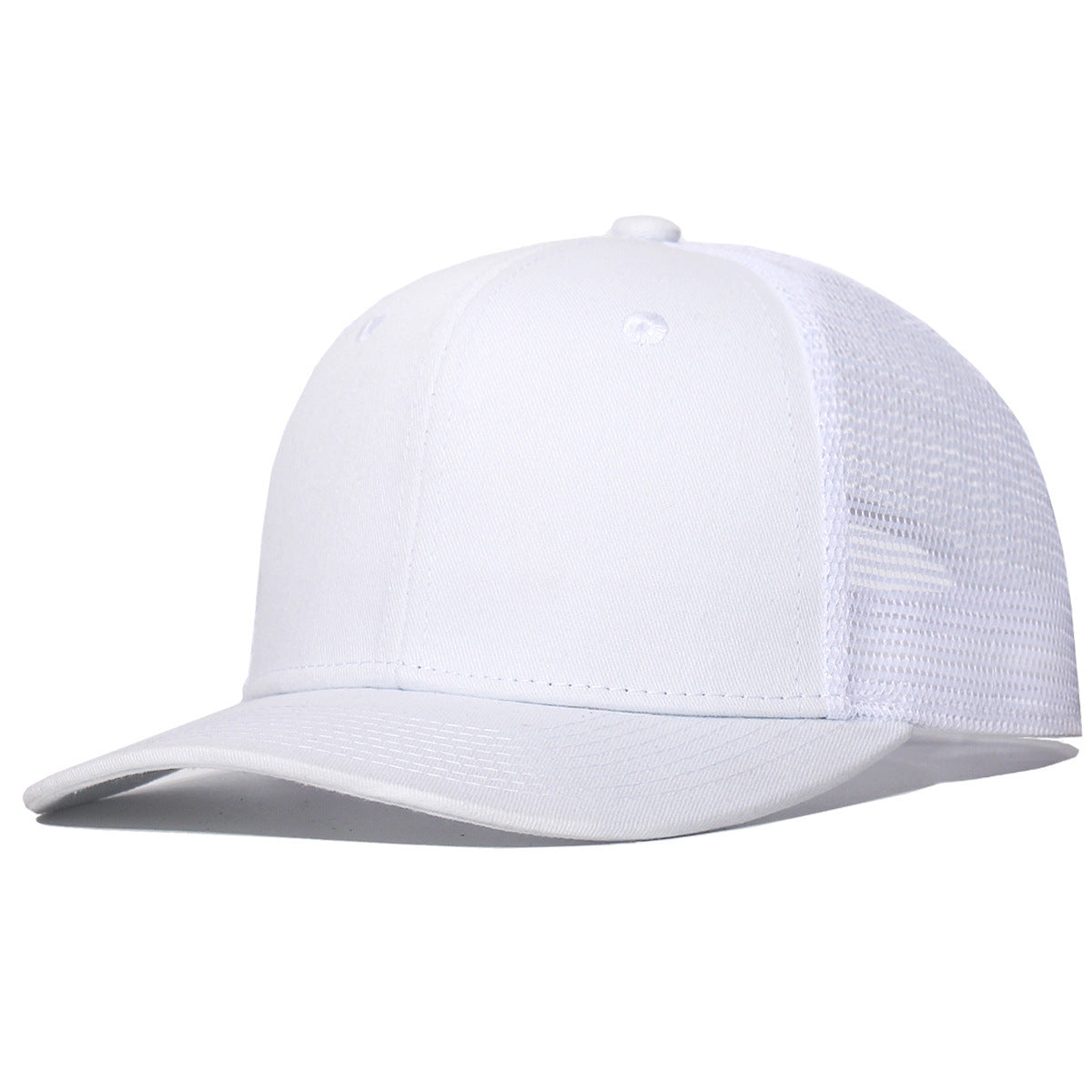 Baseball Slightly Curved Wide Brim Breathable Peaked Cap