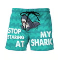 New Beach Style 3D Digital Color Printing Loose Shorts