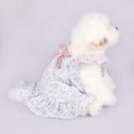 Dog Clothes Floral Pet Suspender Skirt