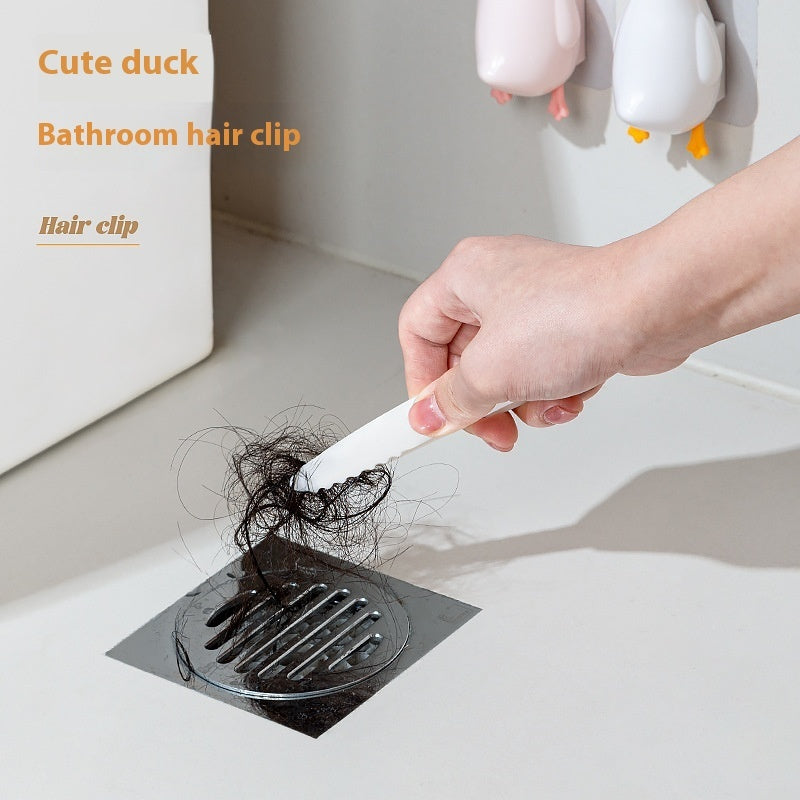 Household Cute Duck Multi-function Broom Cleaning Clip