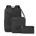 New Business Commute Business Trip Computer Backpack Men's Three-piece Set