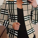 Women's Long Sleeved Shirt Suit Jacket