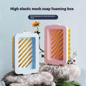 Soap Foaming Box Household Multi-functional Hand Rub-free Foaming Soap Box Storage Rack Draining