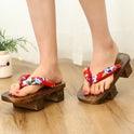 Two-toothed Clogs Japanese Gentleman Clogs Wooden Slippers