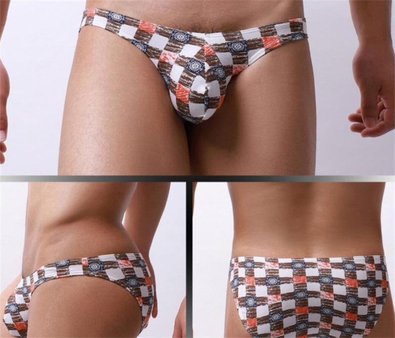 Low Waist Printed Pattern Men's Underwear