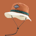 Outdoor Sports Color Matching Bucket Hat Foldable Quick-drying Summer