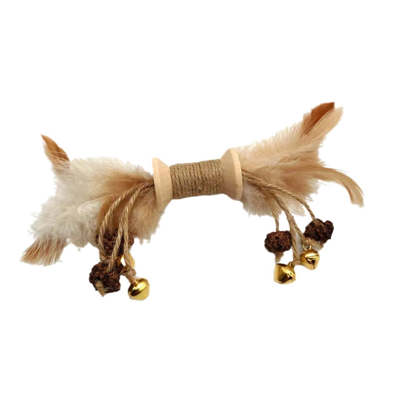 Cat Toys Colored Feathers Galls Fruit Bells Combination Inflated Ego Interactive Molars Gnawing Cat Supplies