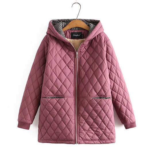 Plus Size Women's Cotton-padded Coat