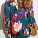 Women's Fashion Printing Coat Top