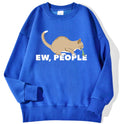 Fashion Personality Cat Print Sweatshirt Men