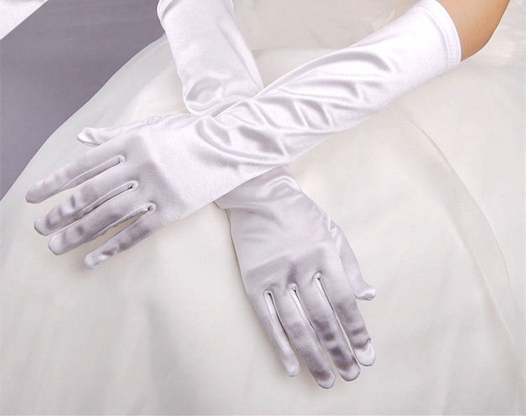 Bridal Gloves Wedding Dress Show Banquet