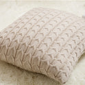 Vintage Continental Knitted Plain Cushion Cover