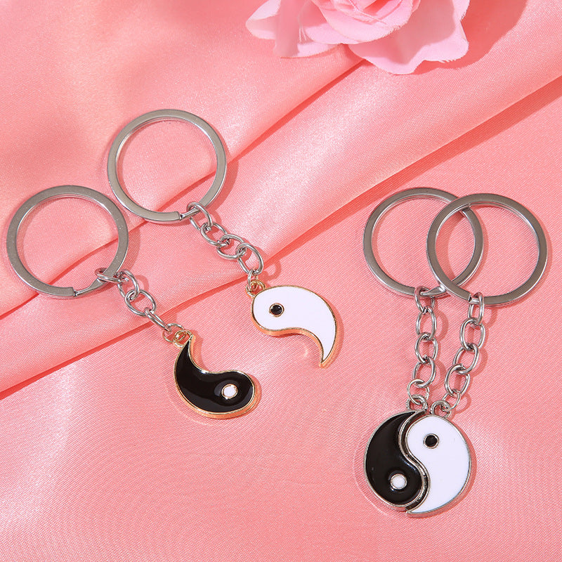 Creative Taiji Gossip Good Friend Key Chain