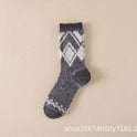 Autumn And Winter Ins Tide Mid-calf Thick Needle Double Needle Women's Socks