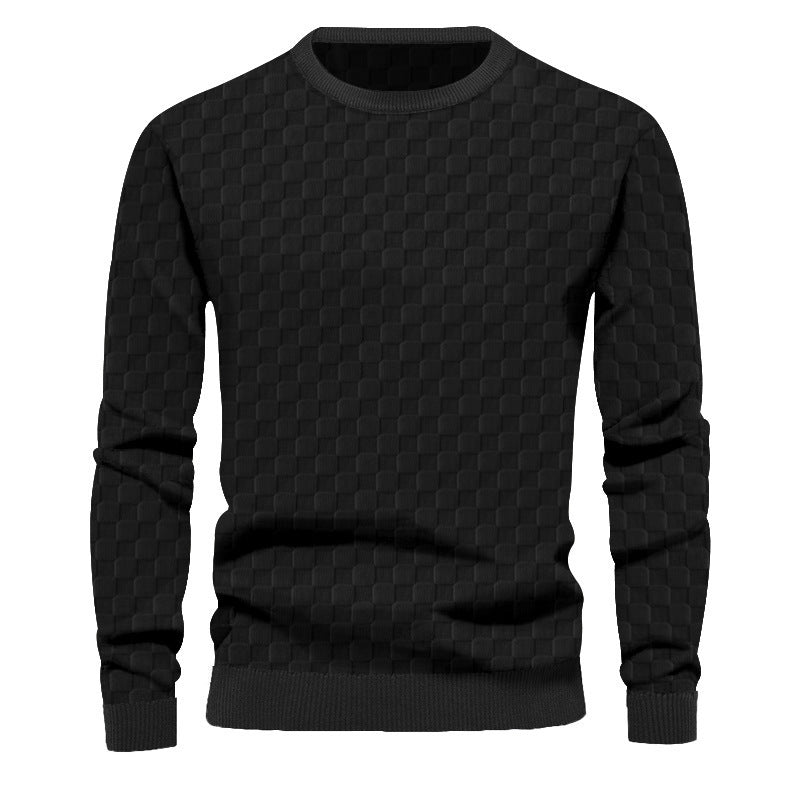 Crew Neck Casual Base Long Sleeve Shirt