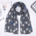 New Hedgehog Print Paris Scarf