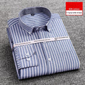 Men's Purified Cotton Long Sleeve Shirt Anti-wrinkle Heartless Slim Fit