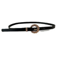 Dress Small Belt Ladies Fashion Woven Buckle Thin Belt