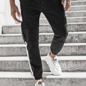 Leather Bound Casual Pants For Men