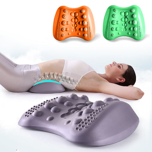 Lumbar Support Pillow For Lower Back Pain Relief Lower Back Stretcher Massager For Chronic Lumbar Pain Relief & Herniated Disc