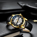 Hollow Automatic Mechanical Watch Belt Waterproof