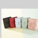 Purse Short Solid Color Card Holder Spring Women's High Sense