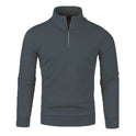 Men's Half-high Collar Zipper Sweater