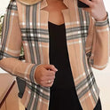 Women's Long Sleeved Shirt Suit Jacket