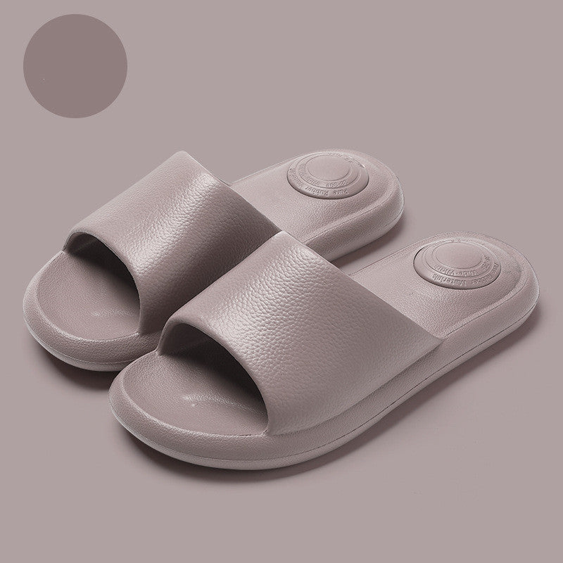 New Solid Color Slipper Summer Fashion Anti-Slip Non-slip Floor Bathroom Slippers For Women Men Casual Couple House Shoes