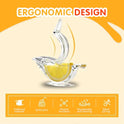 Manual Lemon Juicer Transparent Acrylic Elegance Bird Shape Lemon Slice Squeezer Kitchen Tools Gadgets