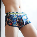 Men's Underwear Cotton Breathable Mid Waist Boxer Briefs