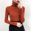 Turtleneck knitted bottoming shirt