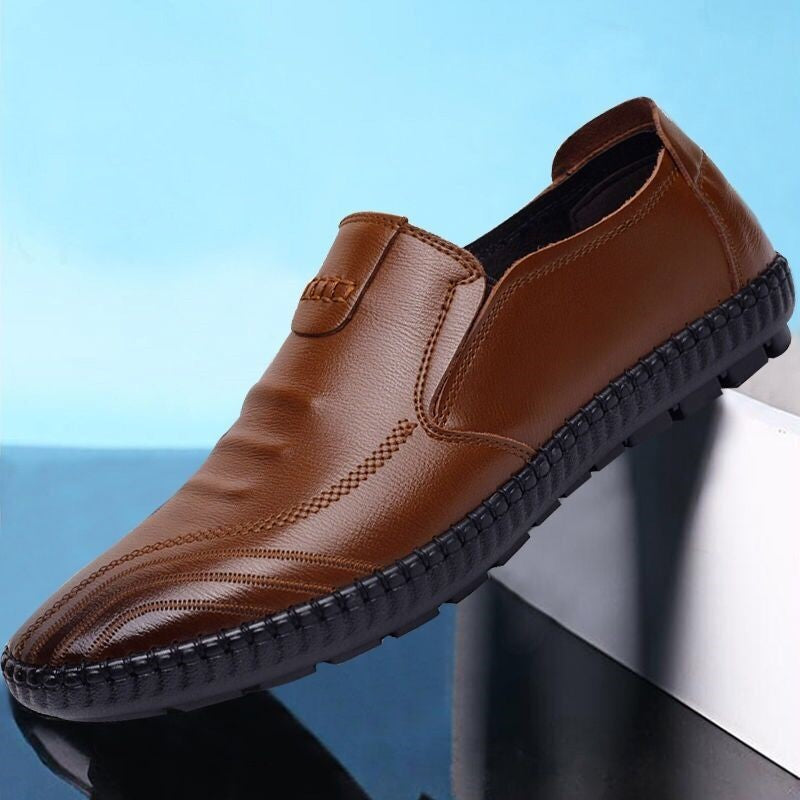 Men's Slip-On Lazy Casual Pu Leather Shoes