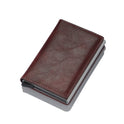 Rfid Anti-theft Brush Aluminum Alloy Man Brake Card Case