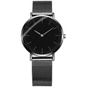 Men's alloy mesh belt watch