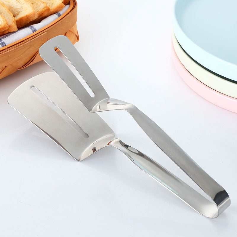 BBQ Stainless Steel Fryer Clamp Strainer Filter Spoon With Clip Food Kitchen Oil-Frying BBQ Filter Cooking Tools