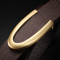 Casual Business Smooth Buckle Fashion Men's Leather Belt