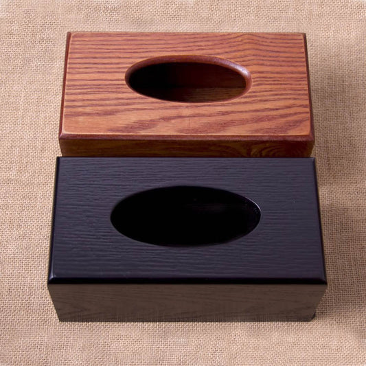 Wooden tissue box facial tissue box imitation mahogany