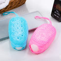 Silicone bath brush