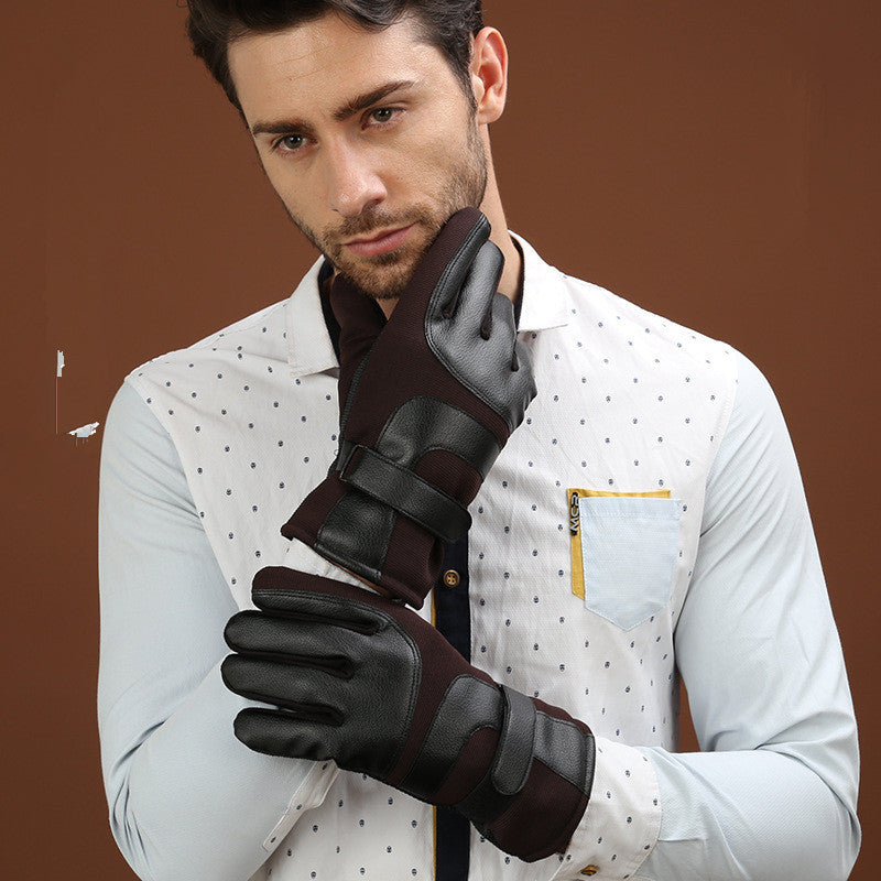 Outdoor thickened cold-proof non-slip gloves